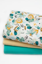Tissu en ligne Québec jersey de coton lycra motif de zèbre, lion et singe. Online fabric cotton spandex jerney knit with animal.
