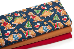 DINO BISCUIT <br> coton/spandex <br> jersey