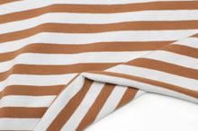 Tissu en ligne Québec jersey de coton lycra rayé. Online fabric stripped cotton spandex jersey knit