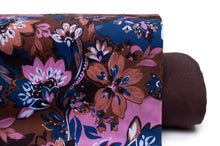 FLORAL BROWN<br> cotton/spandex<br> French Terry