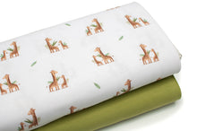LITTLE GIRAFFE <br> cotton/spandex <br> organic jersey