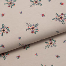 FLORAL MIST <br> cotton/spandex <br> organic jersey