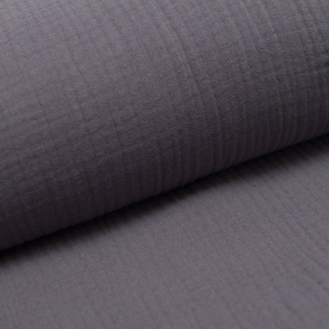 CHARCOAL<br> 100% cotton<br> Triple muslin