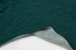 OCEAN GREEN<br> cotton/polyester/spandex<br> brushed french terry 