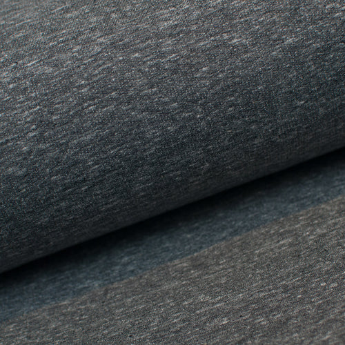 HEATHER DARK GRAY<br> cotton/polyester/spandex<br> brushed french terry 