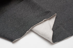 HEATHER CHARCOAL<br> cotton/poly<br> hooded cotton 