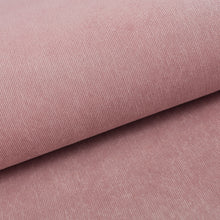 Tissu en ligne velours côtelé extensible rose. Online fabric pink stretch corduroy.