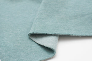 LIGHT MINT HEATHER<br> cotton/poly<br> hooded cotton 