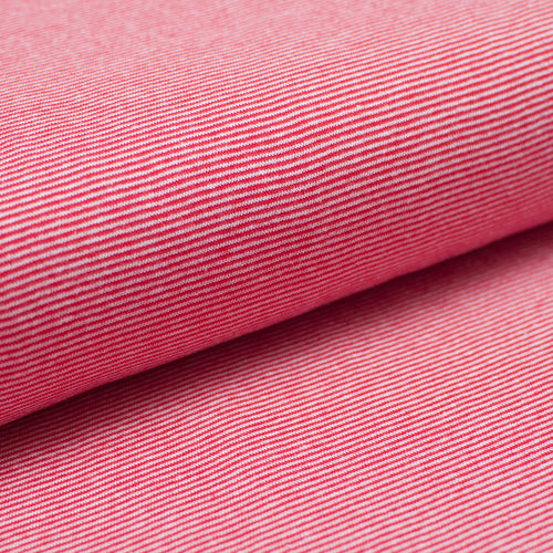 RED AND WHITE<br> cotton/spandex<br>Ribbing