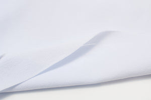 WHITE 100% cotton canvas