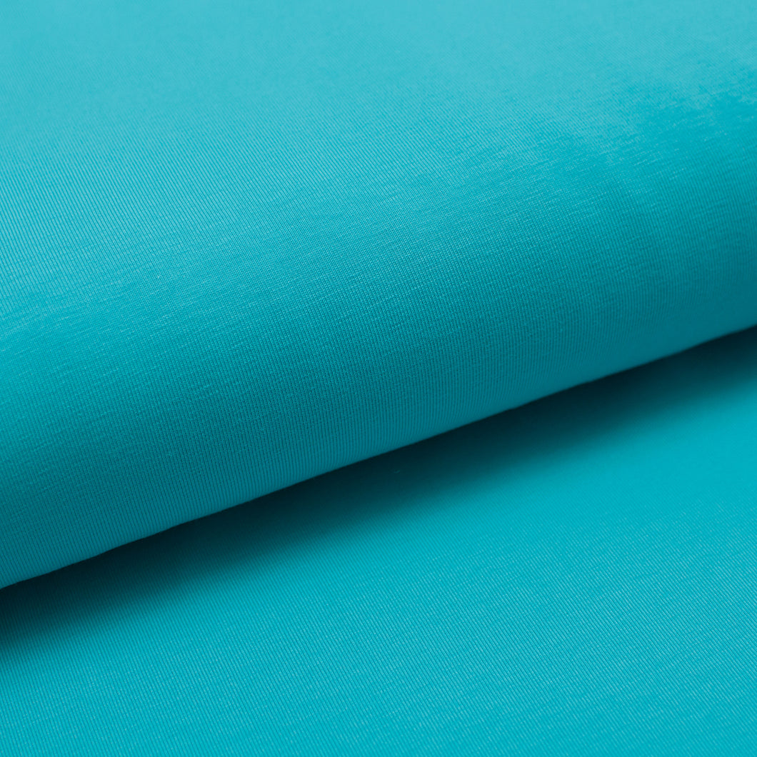 TURQUOISE<br>coton/spandex<br>jersey