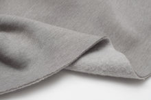 MEDIUM GRAY HEATHER<br> cotton/poly<br> hooded cotton 