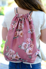 Cotton canvas line fabric with pink flower pattern. Online fabric 100% cotton canvas with rose flowers. Shoe bag. Reusable bag.