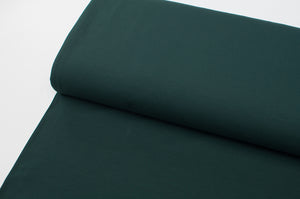 Plain green cotton jersey line fabric. Online fabric cotton jersey.