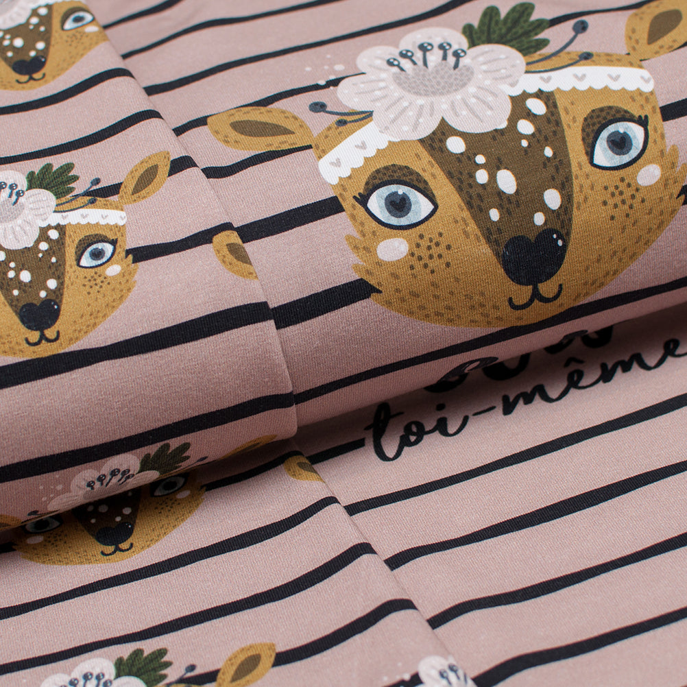 *RAPPORT* SOIS TOI-MÊME<br>coton/spandex<br>jersey