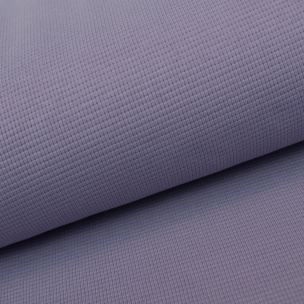 Tissu en ligne jersey gaufré couleur uni. Online fabric waffle jersey knit solid color.