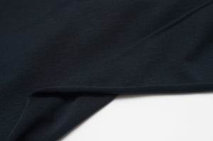 DARK NAVY<br> cotton/spandex<br> Jersey