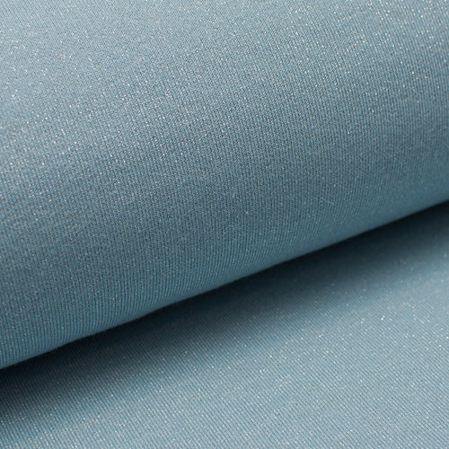 LIGHT BLUE<br> cotton/poly/spandex<br> french terry brilliant
