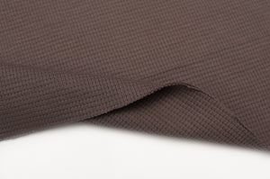 Tissu en ligne jersey de coton gauffré. Online fabric cotton waffle jersey.
