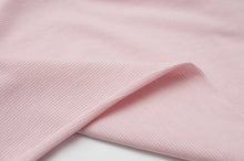 PINK AND WHITE 1MM<br> cotton/spandex<br> Dyed to the strand