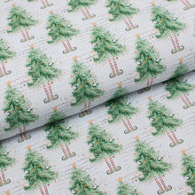 Tissu en ligne jersey de coton motif de Noël. Online fabric cotton jersey knit with christmas design.