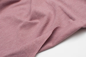 OLD ROSE HEATHER cotton / poly / spandex Jersey