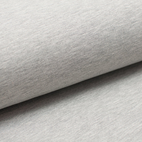 HEATHER LIGHT GRAY<br> cotton/spandex<br> french terry