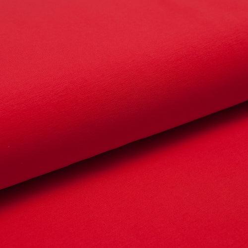 Tissu en ligne jersey de coton rouge. Online fabric red cotton jersey.