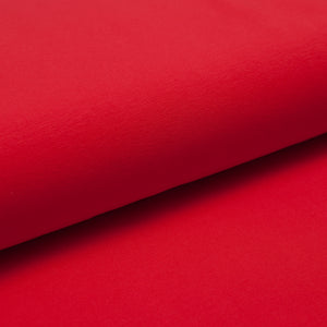 Tissu en ligne jersey de coton rouge. Online fabric red cotton jersey.