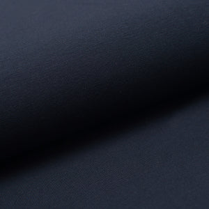 Navy blue cotton french terry line fabric. Online fabric navy cotton french terry.