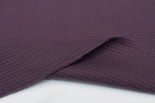 Plain color embossed jersey line fabric. Online fabric waffle jersey knit solid color.