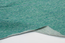 GREEN<br> cotton/polyester/spandex<br> brushed french terry 